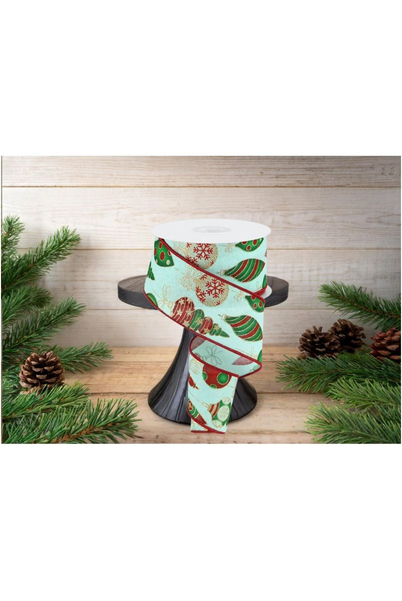 Shop For 2.5" Hanging Christmas Ornament Ribbon: Mint Green (10 Yards)