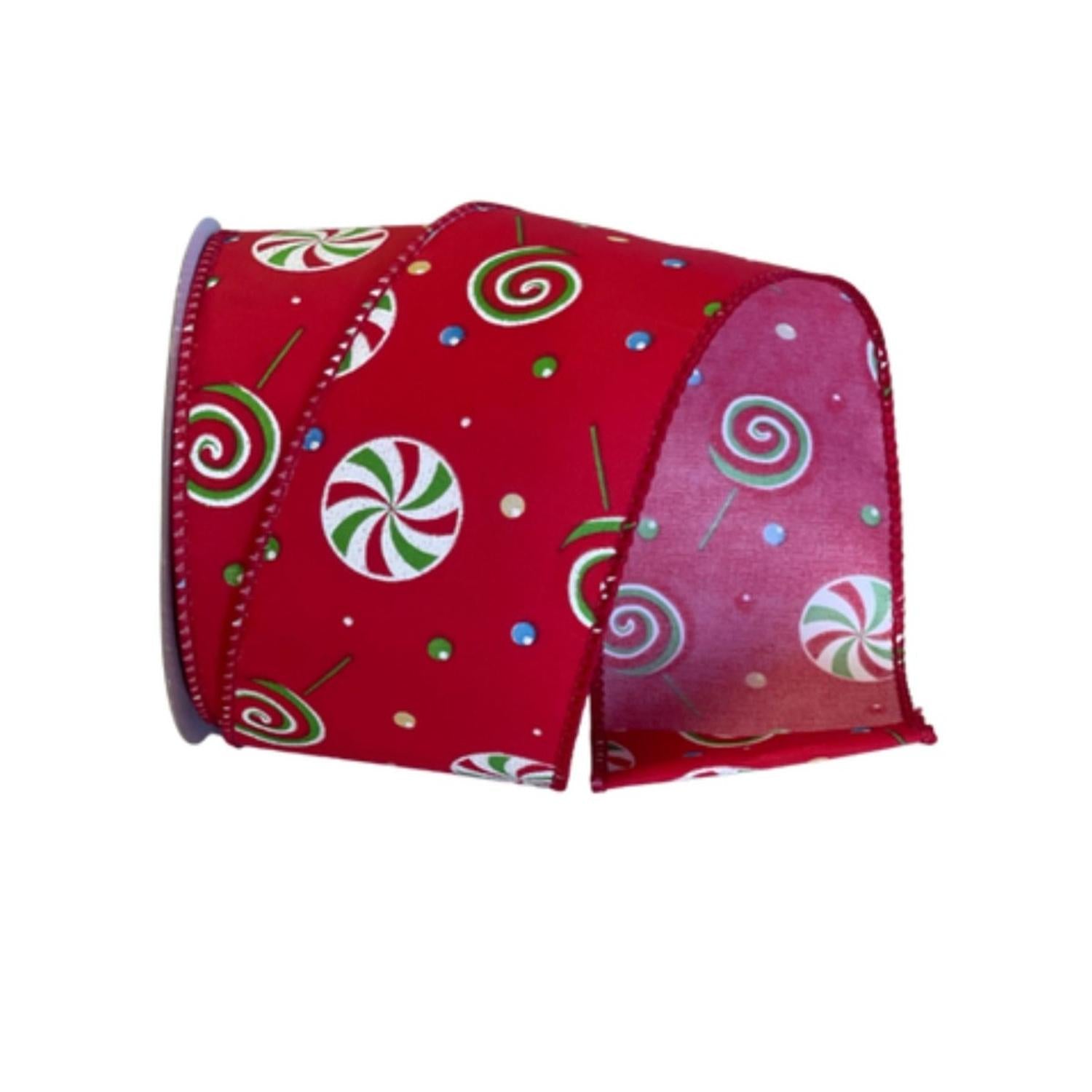 Shop For 2.5" Hard Candy Ribbon: Red (10 Yards)