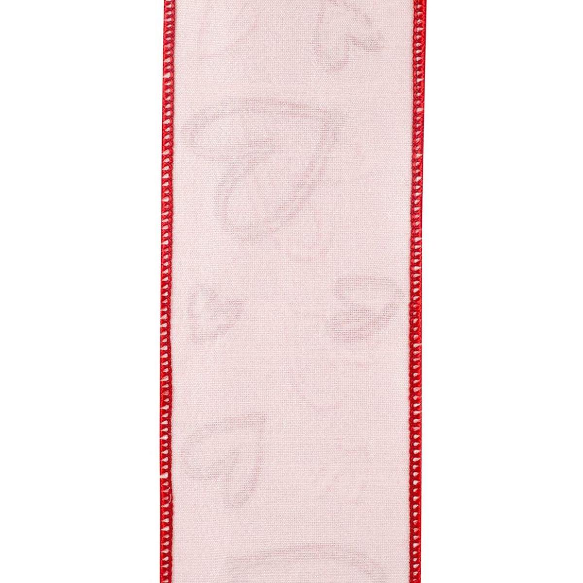 Shop For 2.5" Hearts Tangle Dupioni Ribbon: Pink (5 Yards)