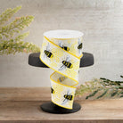 Shop For 2.5" Honey Bee Royal Ribbon: Cream (10 Yards)
