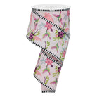 Shop For 2.5" Hummingbirds Stripe Edge Ribbon: Pink (10 Yards)