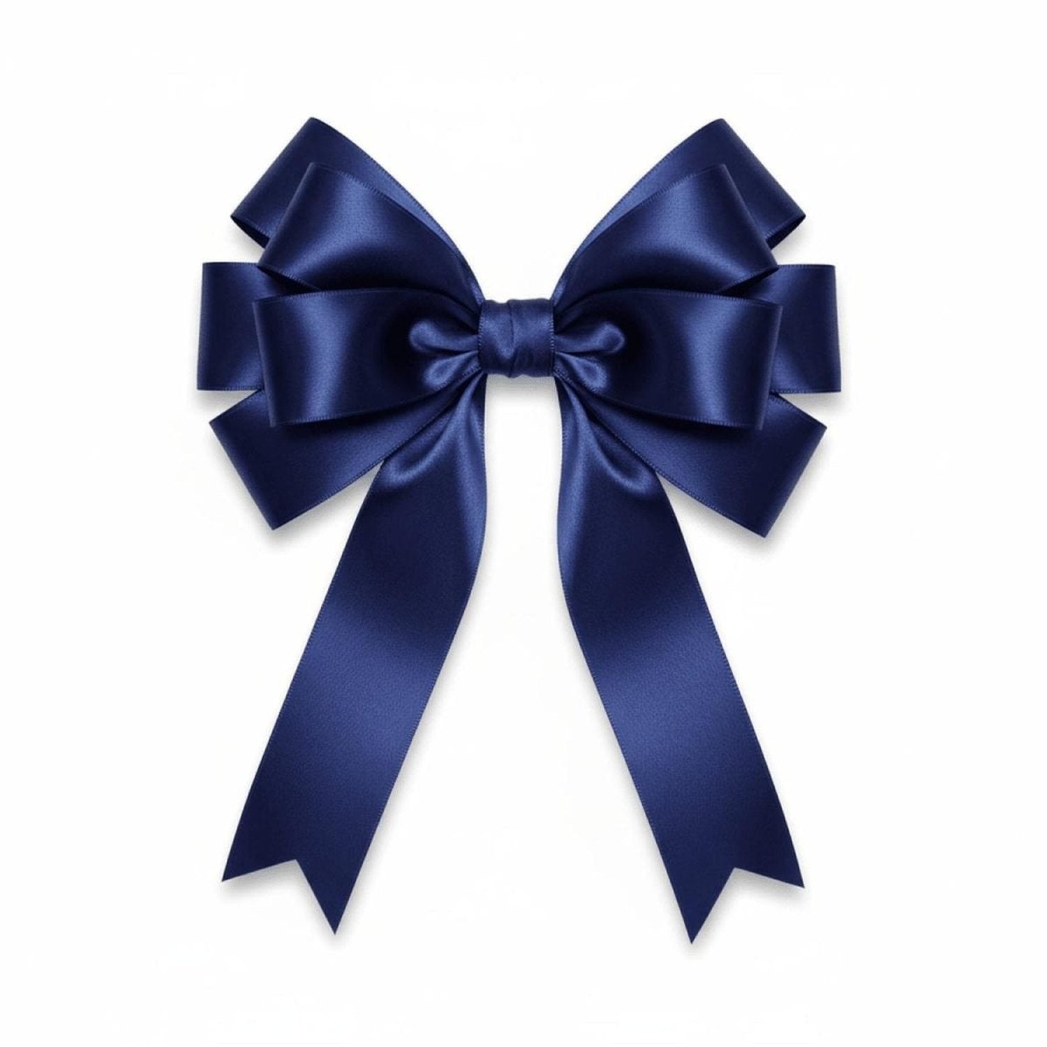 Shop For 2.5 inch Satin Non - Wired Ribbon: Navy (50 Yards)