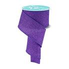 Shop For 2.5" Irregular Spotted Glitter Ribbon: Purple (10 Yards)