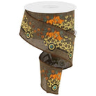 Shop For 2.5" Leopard Truck Royal Ribbon: Brown (10 Yards)