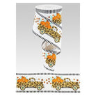 Shop For 2.5" Leopard Truck Stripe Edge Ribbon: White (10 Yards) at Michelle's aDOORable Creations