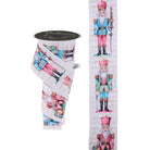 Shop For 2.5" LS Nutcracker Ribbon: Ivory/Pink (10 Yards)