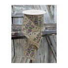 Shop For 2.5" Mardi Gras Beads Ribbon: Beige (10 Yards)