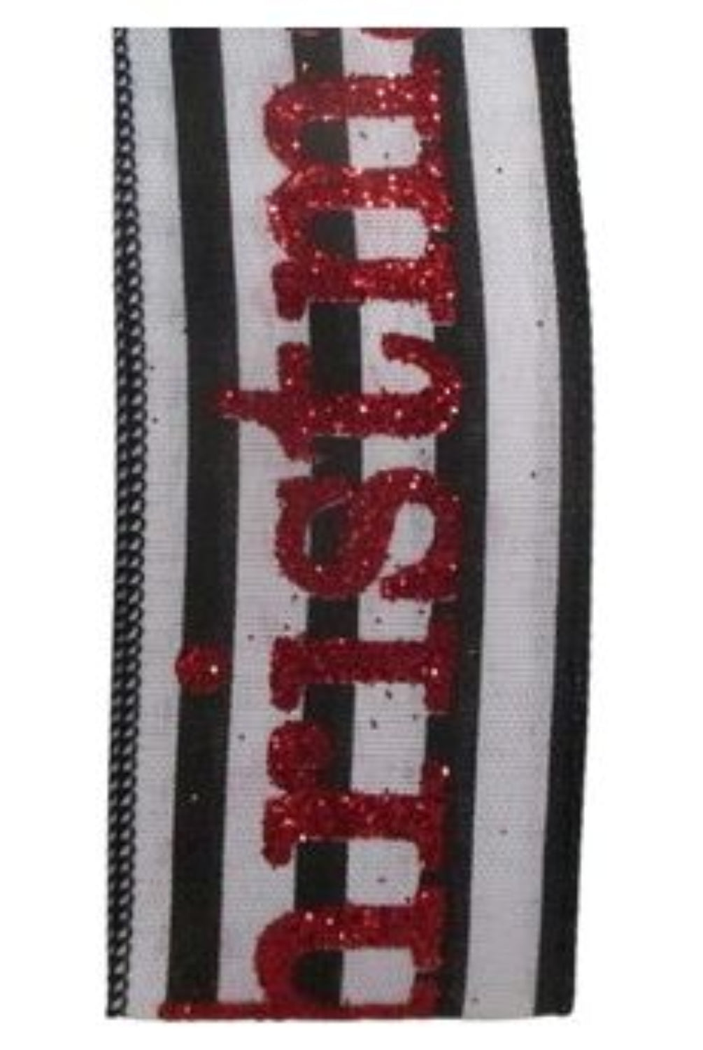 Shop For 2.5" Merry Christmas Ribbon: Black/White