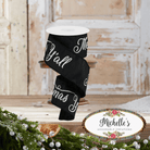 Shop For 2.5" Merry Christmas Yall Ribbon: Black (10 Yards)