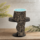 Shop For 2.5" Multi Swirls Glitter Ribbon: Black/Gold (10 Yard)