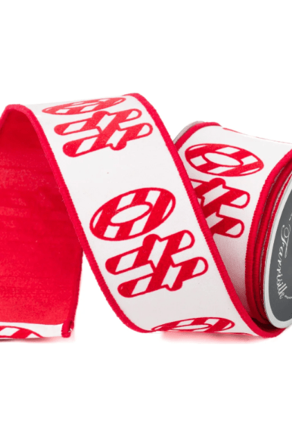 Shop For 2.5" North Pole Ribbon: Red/White (10 Yards)
