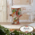 Shop For 2.5" Pumpkins Bittersweet Ribbon: Light Natural/Rust (10 Yards)