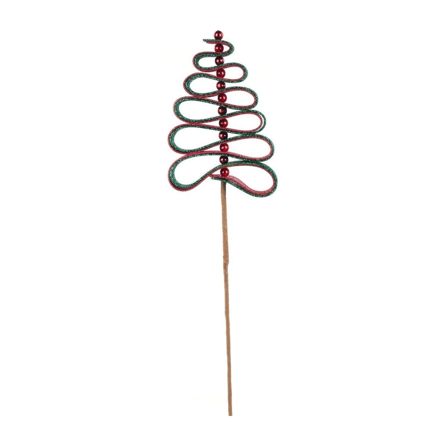 Shop For 25" Ribbon Candy Tree Stem: Red/Green