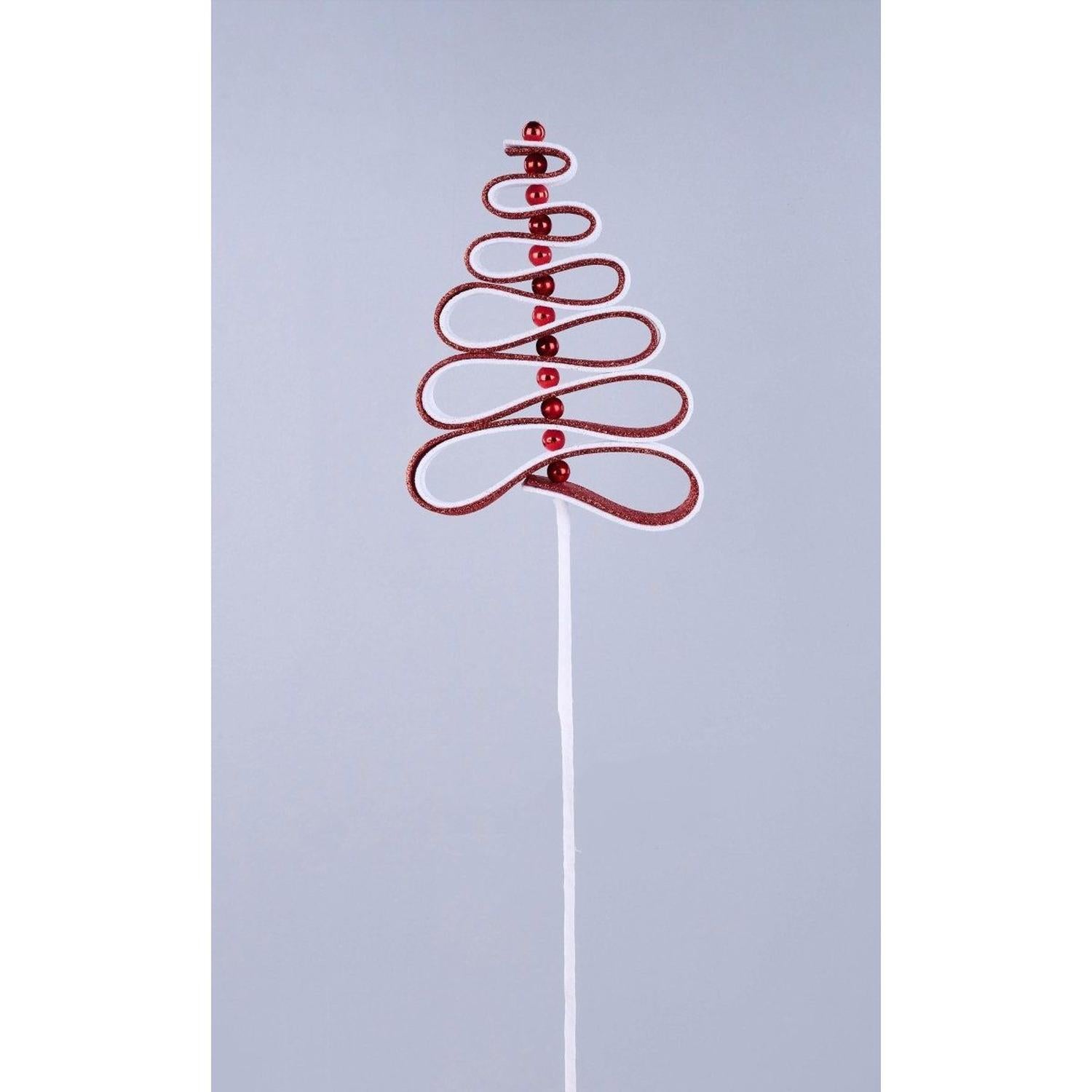Shop For 25" Ribbon Candy Tree Stem: Red/White
