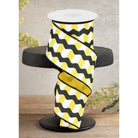 Shop For 2.5" Ricrac Stripe Ribbon: Yellow & Black (10 Yards)