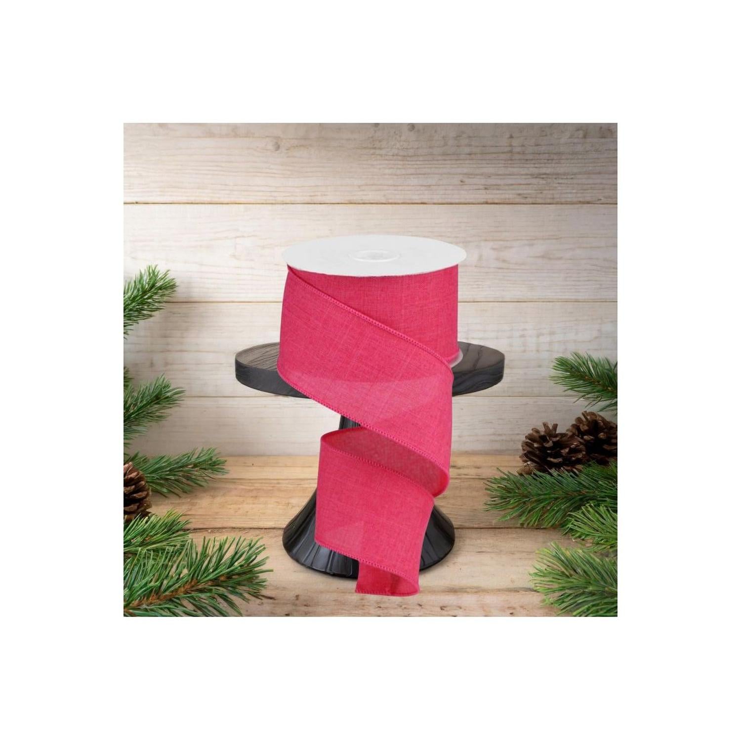 Shop For 2.5" Royal Burlap Ribbon: Hot Pink (10 Yards)