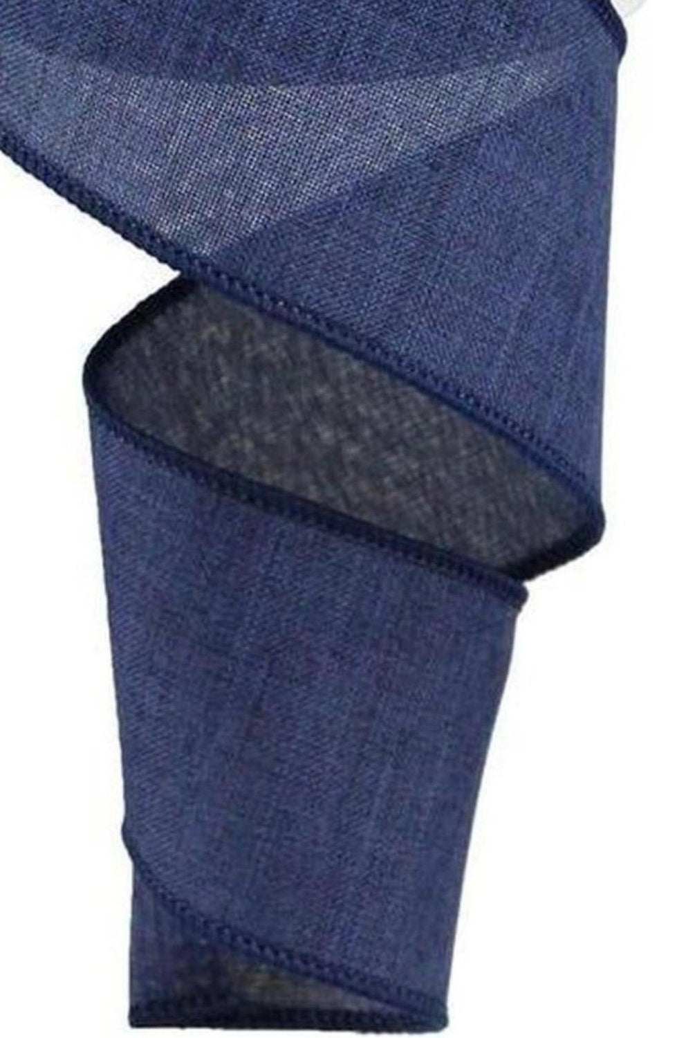 Shop For 2.5" Royal Canvas Ribbon: Navy Blue (10 Yards)