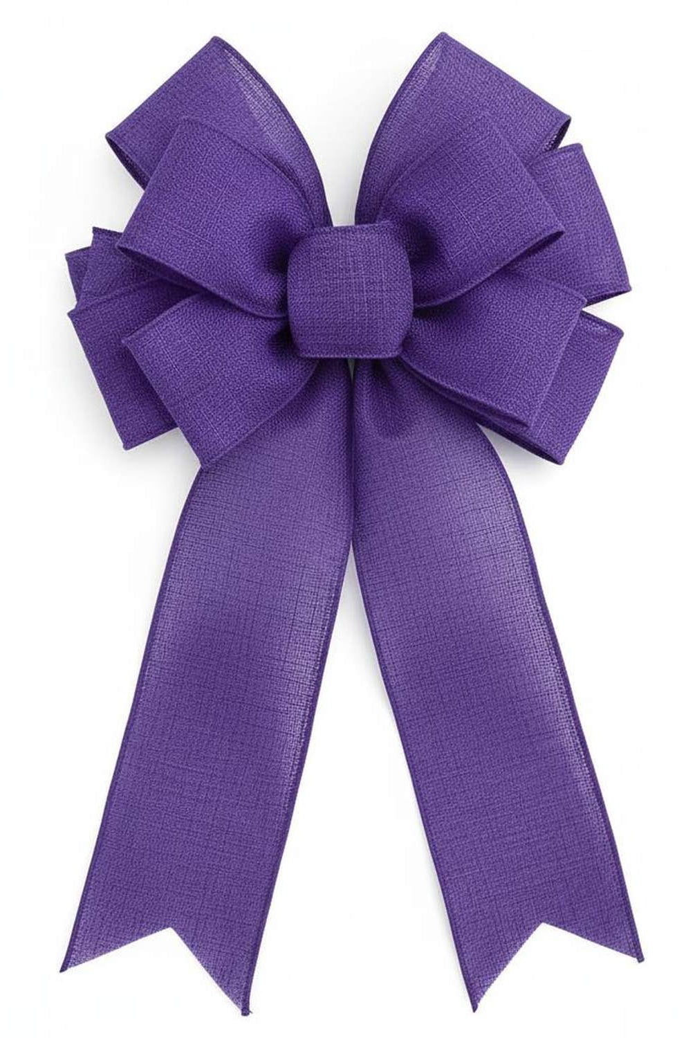 Shop For 2.5" Royal Faux Burlap Ribbon: Purple (10 Yards)
