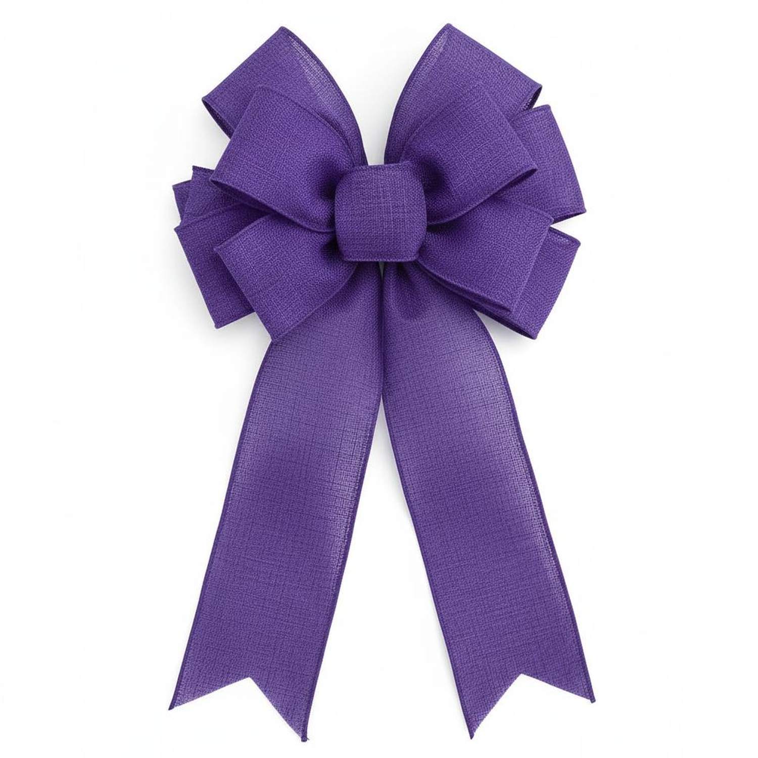 Shop For 2.5" Royal Faux Burlap Ribbon: Purple (10 Yards)