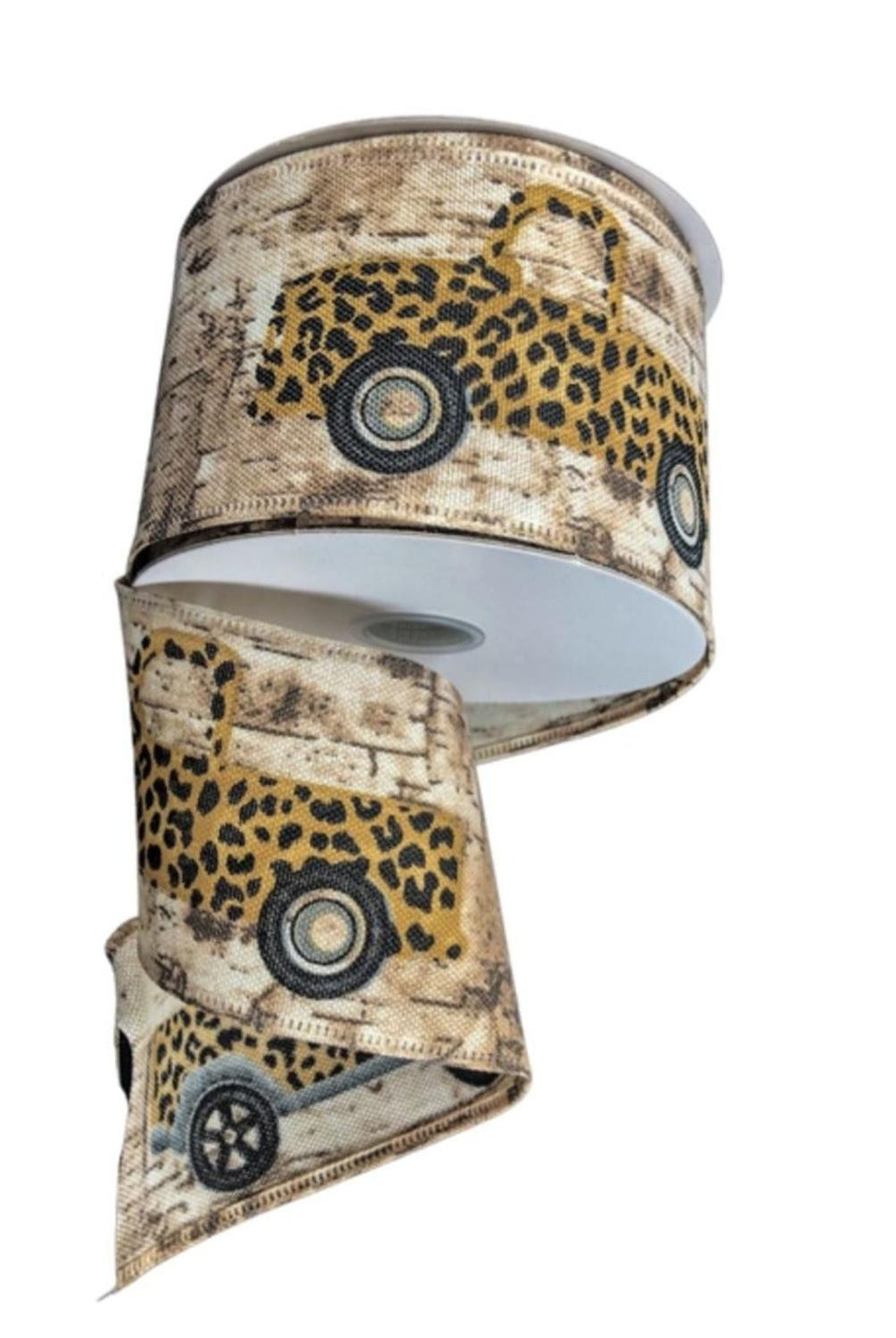 Shop For 2.5" Rustic Leopard Truck Ribbon (10 Yards)