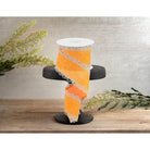 Shop For 2.5" Scalloped Edge Ribbon: Light Beige/Orange (10 Yard) at Michelle's aDOORable Creations