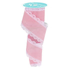 Shop For 2.5" Scalloped Edge Ribbon: Light Pink (10 Yard)