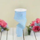 Shop For 2.5" Scalloped Edge Ribbon: Pale Blue (10 Yard) at Michelle's aDOORable Creations