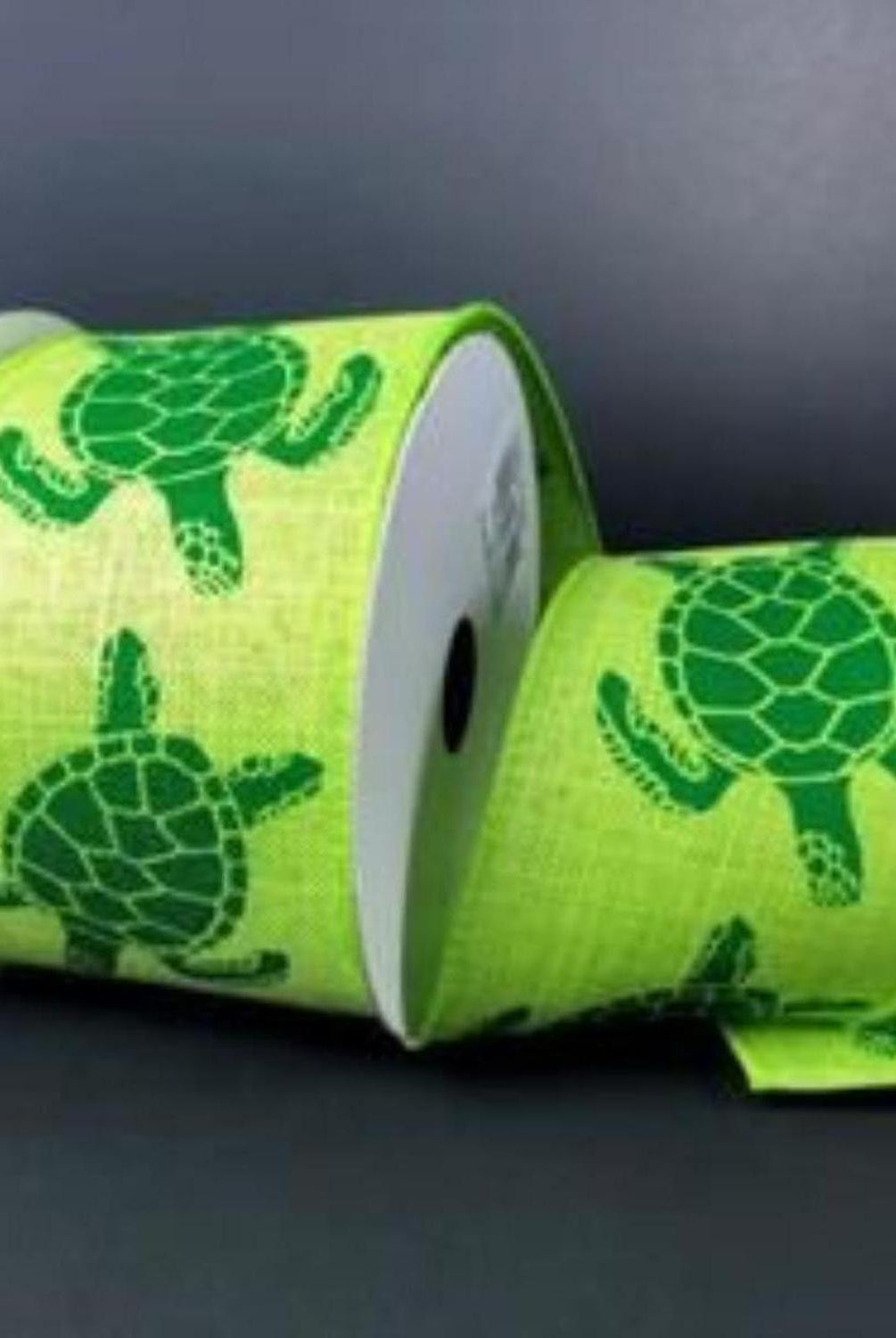 Shop For 2.5" Sea Turtle Ribbon: Lime (10 Yards)