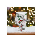 Shop For 2.5" Snowman Ornaments Gingham Ribbon: Ivory (10 Yards) at Michelle's aDOORable Creations