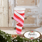 Shop For 2.5" Tricolor Striped Ribbon: White, Pink, and Red (10 Yards)