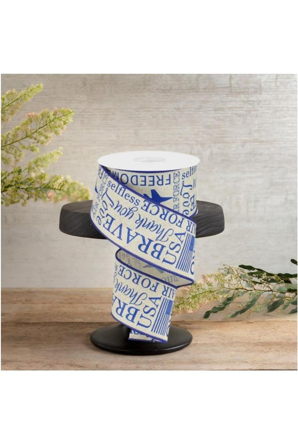 2.5" United States Air Force Ribbon: Natural (10 Yards)