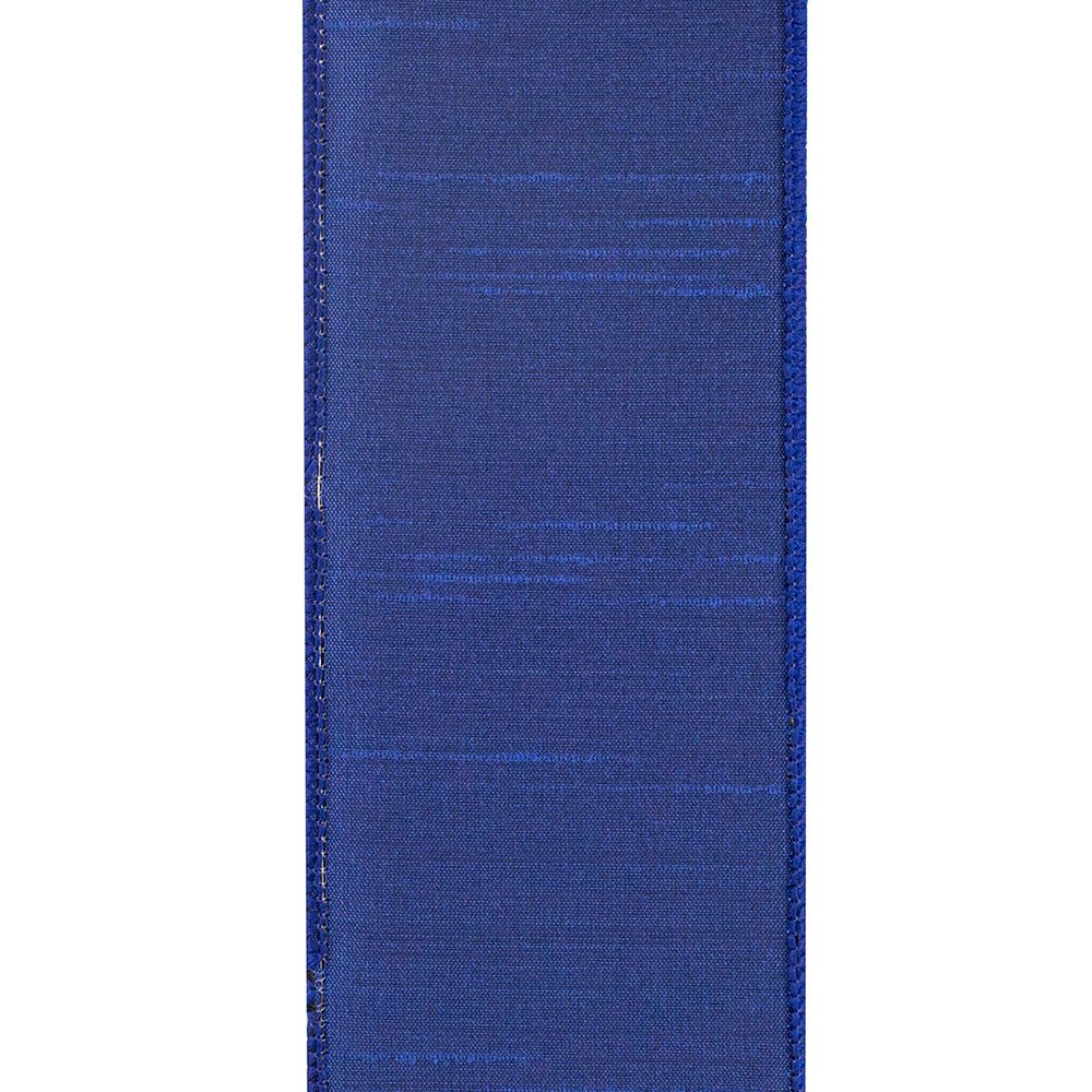 Shop For 2.5" Velvet Plush Dupioni Ribbon: Royal Blue (10 Yards)