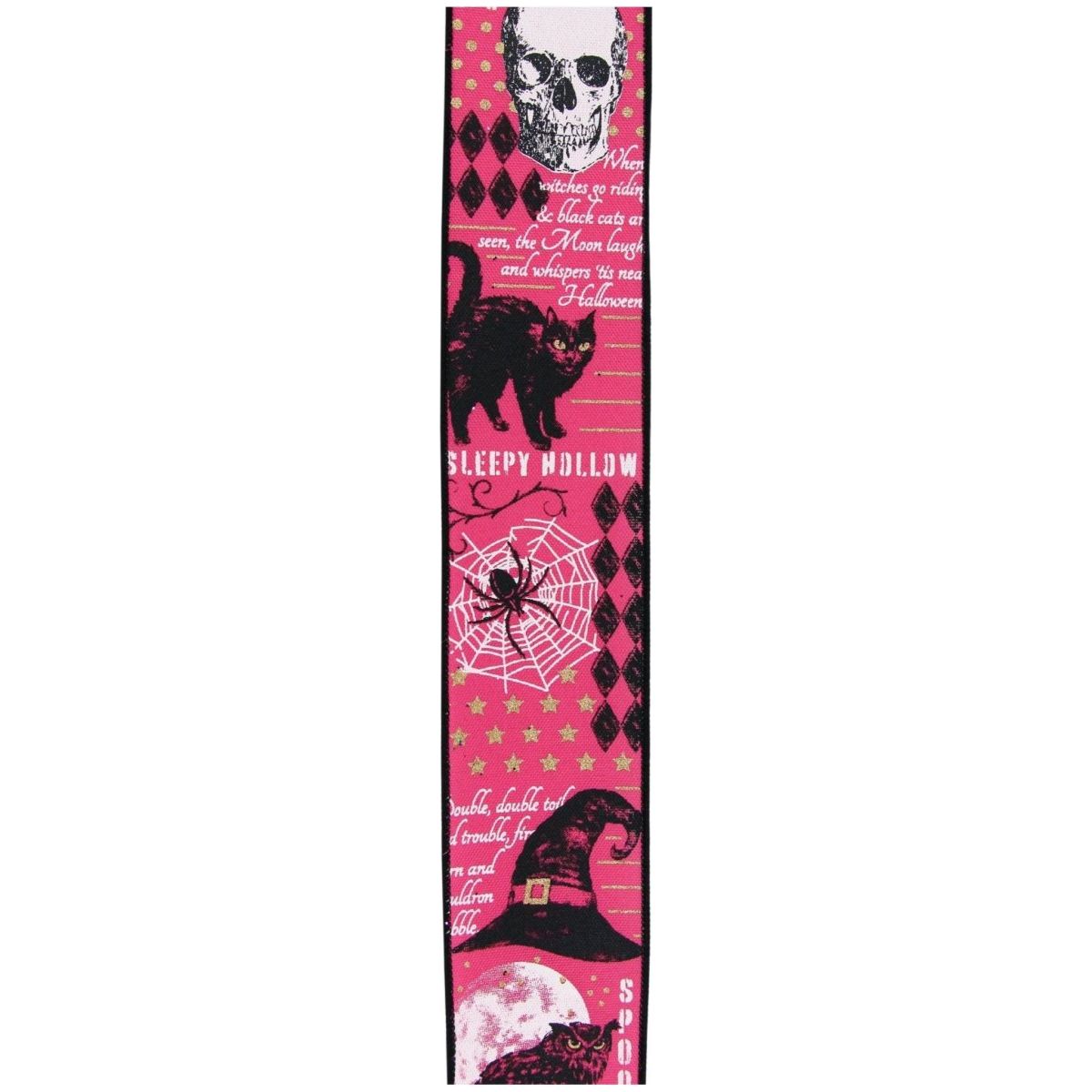 Shop For 2.5" Vintage Halloween Ribbon: Pink (10 Yards)