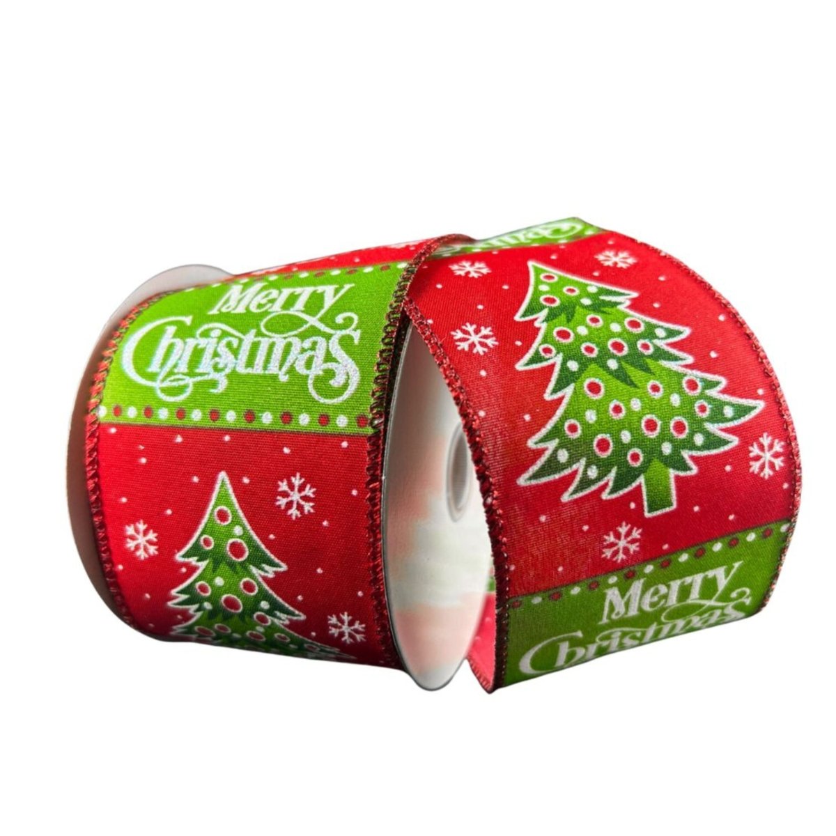 Shop For 2.5" Whimsy Merry Christmas Ribbon: Red (10 Yards)