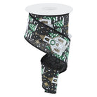 Shop For 2.5" Winter Church Ribbon: Black (10 Yards)