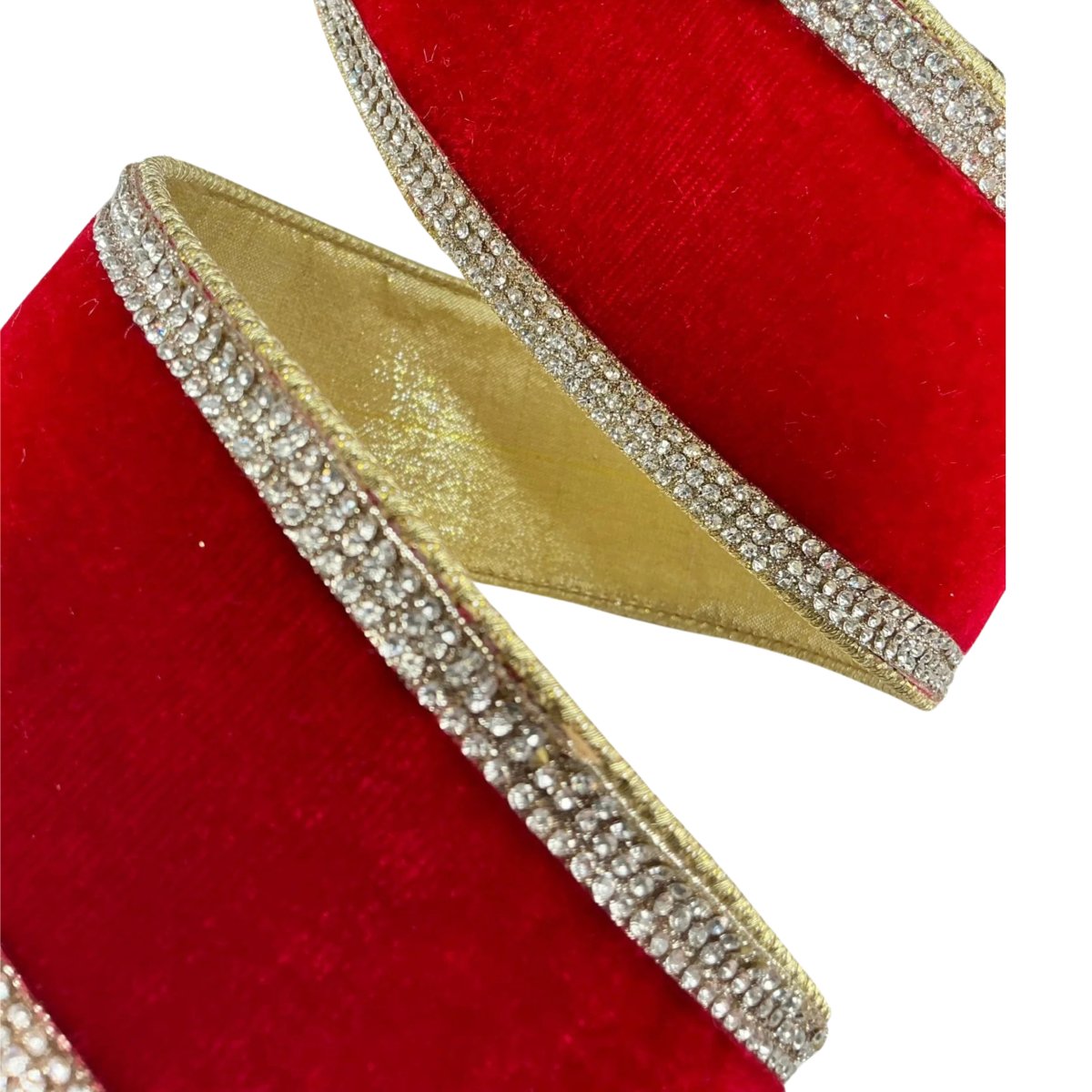 Shop For 2.5" Winter Diamonds Ribbon: Red (5 Yards)