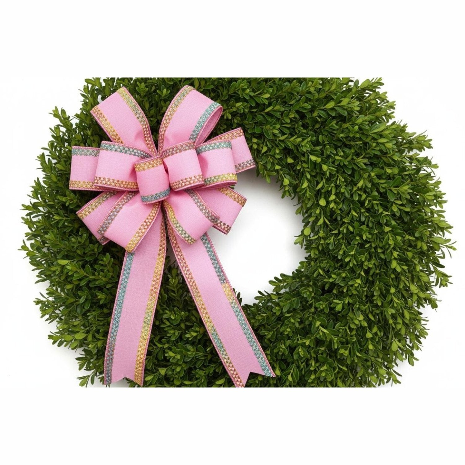 Shop For 2.5in Dupion Center Braid Ribbon: Light Pink (10 Yards)