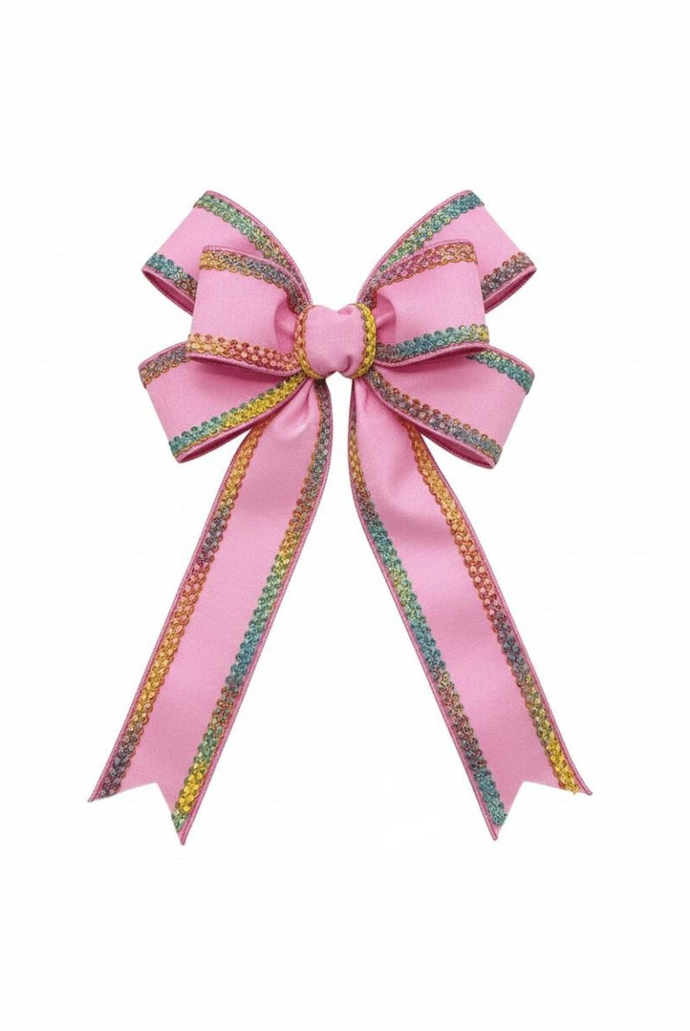 Shop For 2.5in Dupion Center Braid Ribbon: Light Pink (10 Yards)