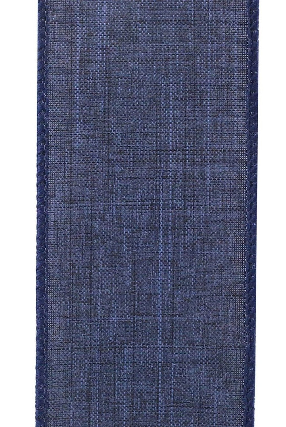 Shop For 2.5in Everyday Linen Ribbon: Denim Blue (10 Yards)