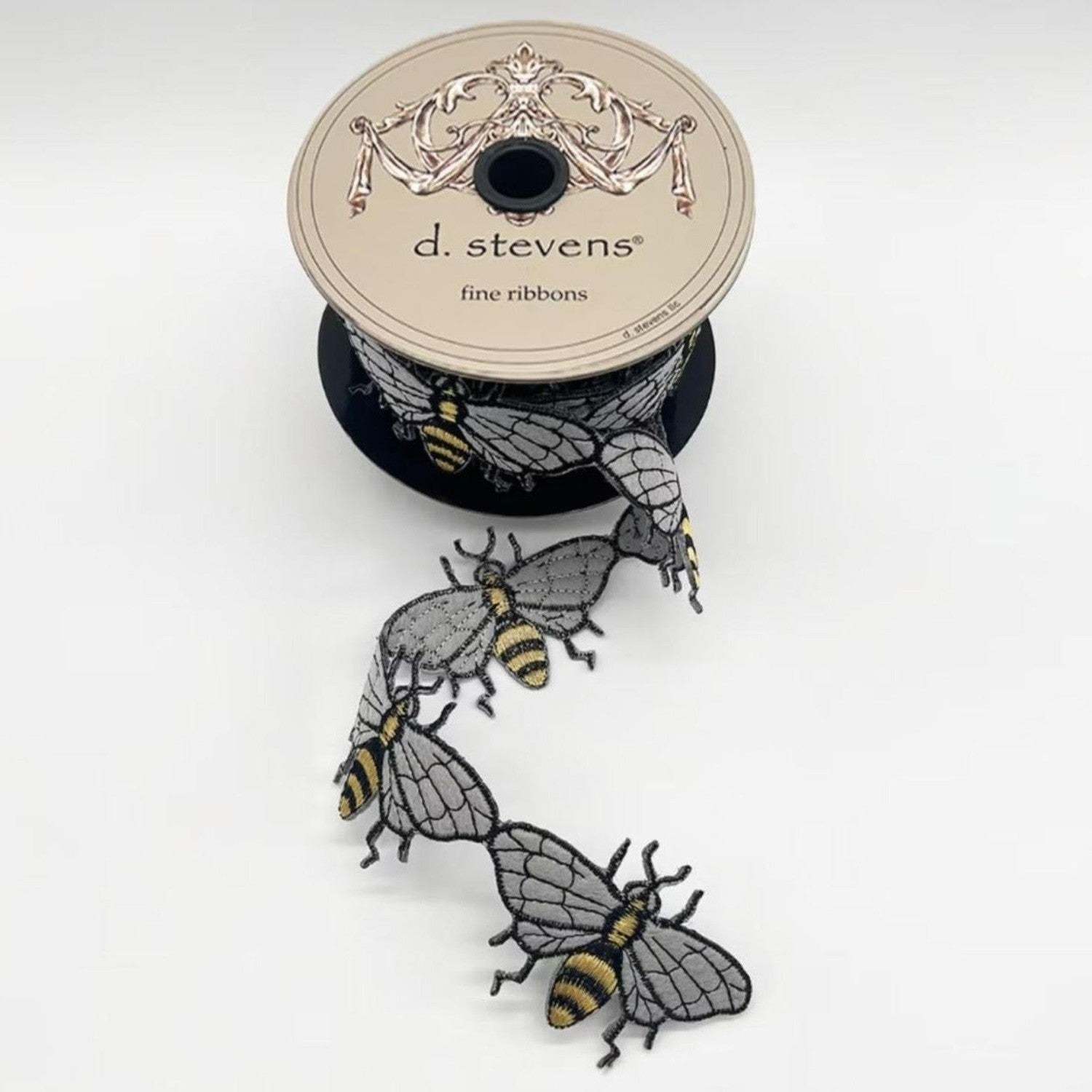 2.5in Felt Embroidery Honey Bee Garland (5 Yards)