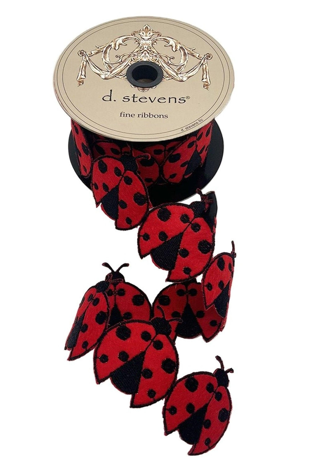 2.5in Felt Embroidery Lady Bug Garland (5 Yards)