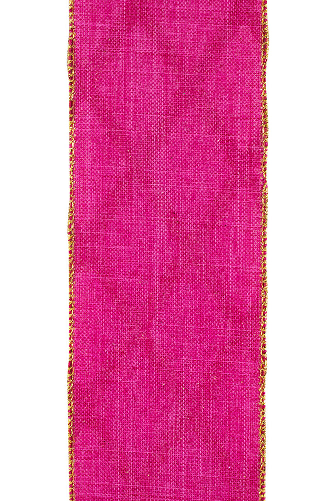 Shop For 2.5in Lattice Diamond Glitter Ribbon: Fuchsia