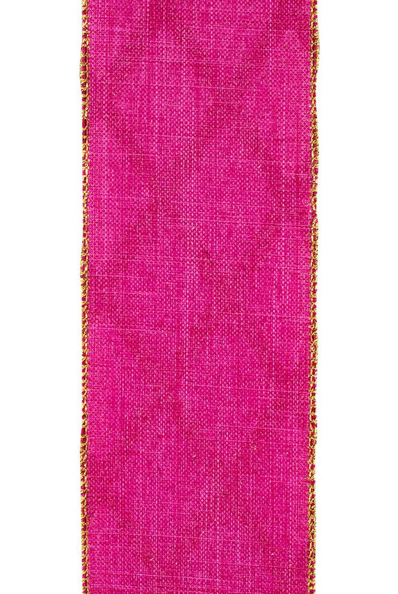 Shop For 2.5in Lattice Diamond Glitter Ribbon: Fuchsia