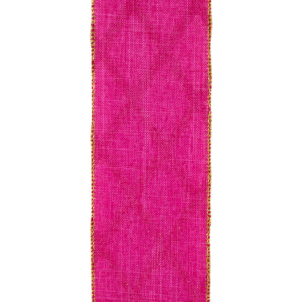 Shop For 2.5in Lattice Diamond Glitter Ribbon: Fuchsia