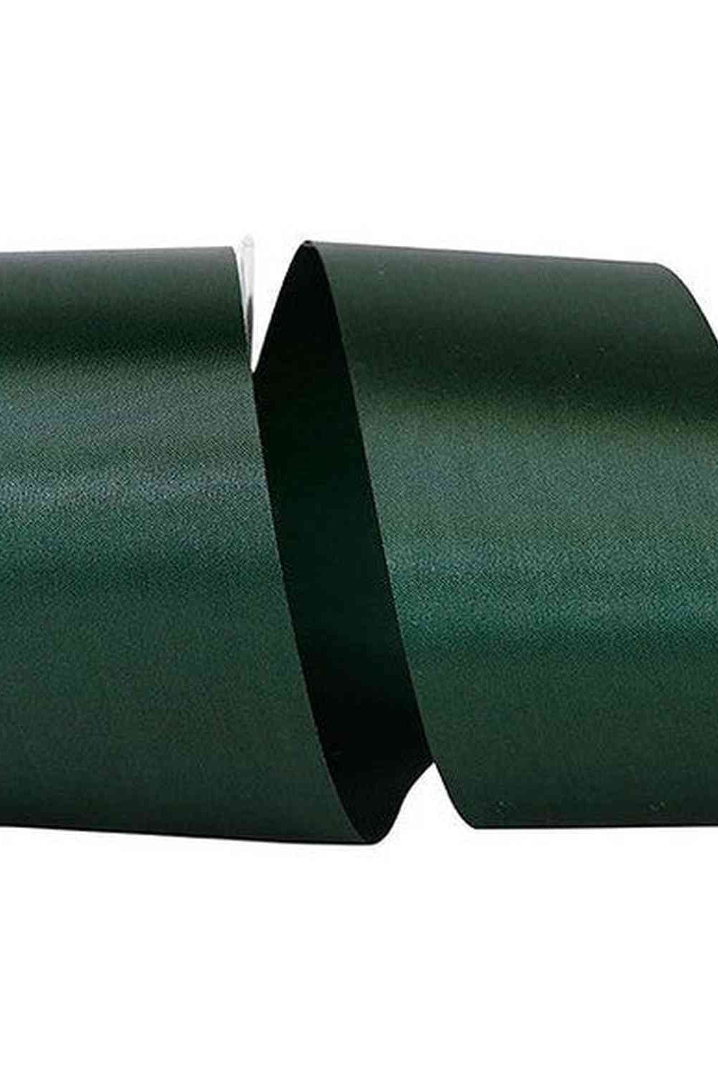 Shop For 2.5in Satin Allure Non - Wired Ribbon: Hunter (50 Yards)