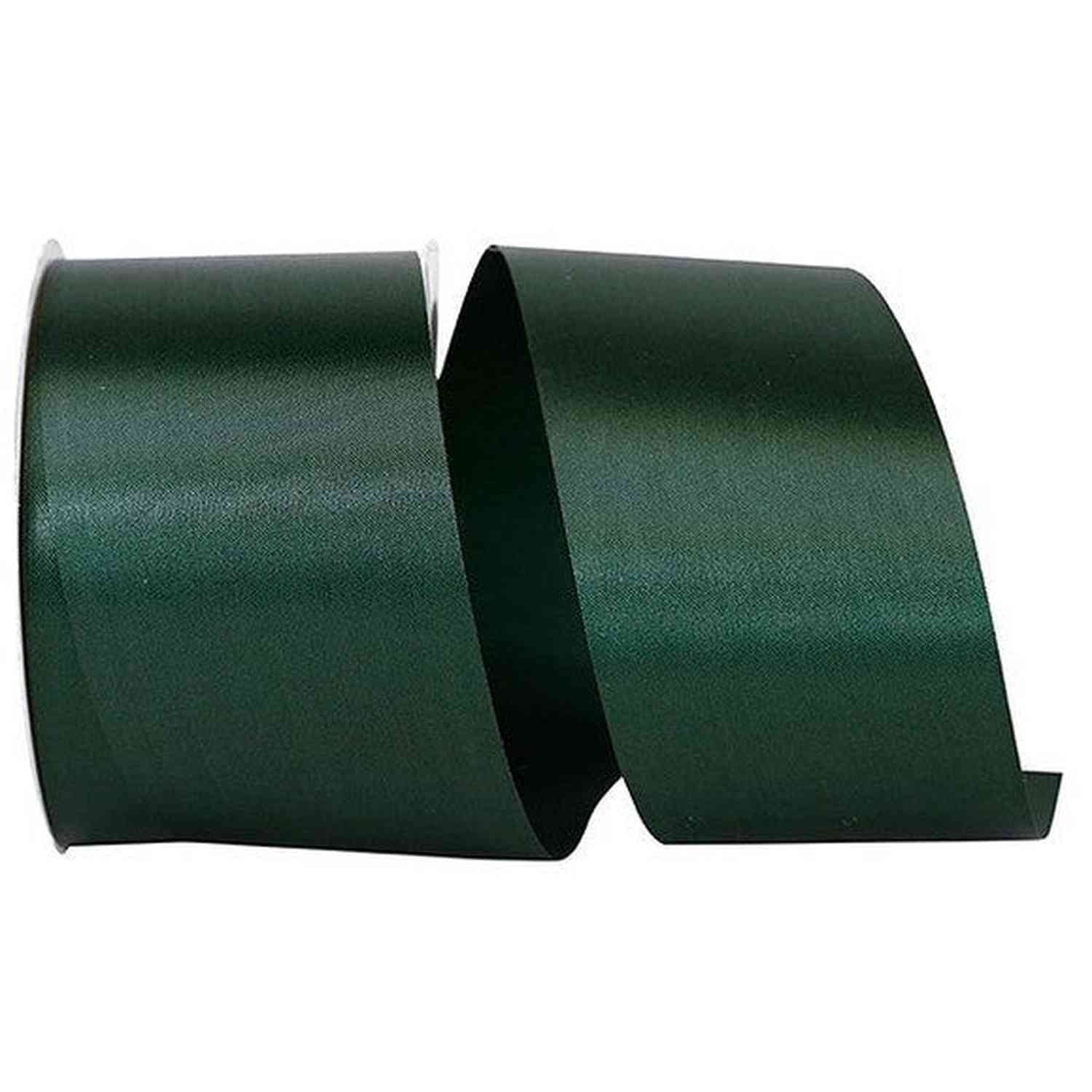 Shop For 2.5in Satin Allure Non - Wired Ribbon: Hunter (50 Yards)