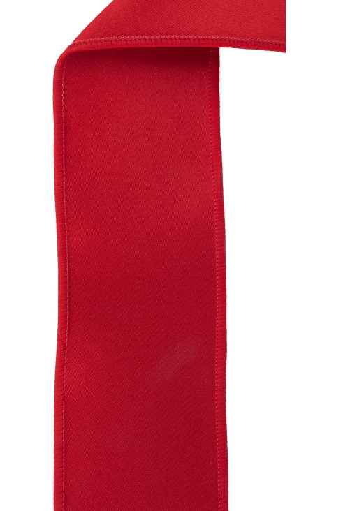 Shop For 2.5in Satin Fused Ribbon: Red (10 Yards)