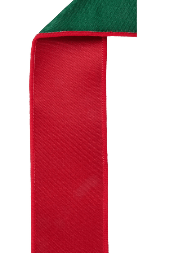 Shop For 2.5in Satin Fused Ribbon: Red/Green (10 Yards)