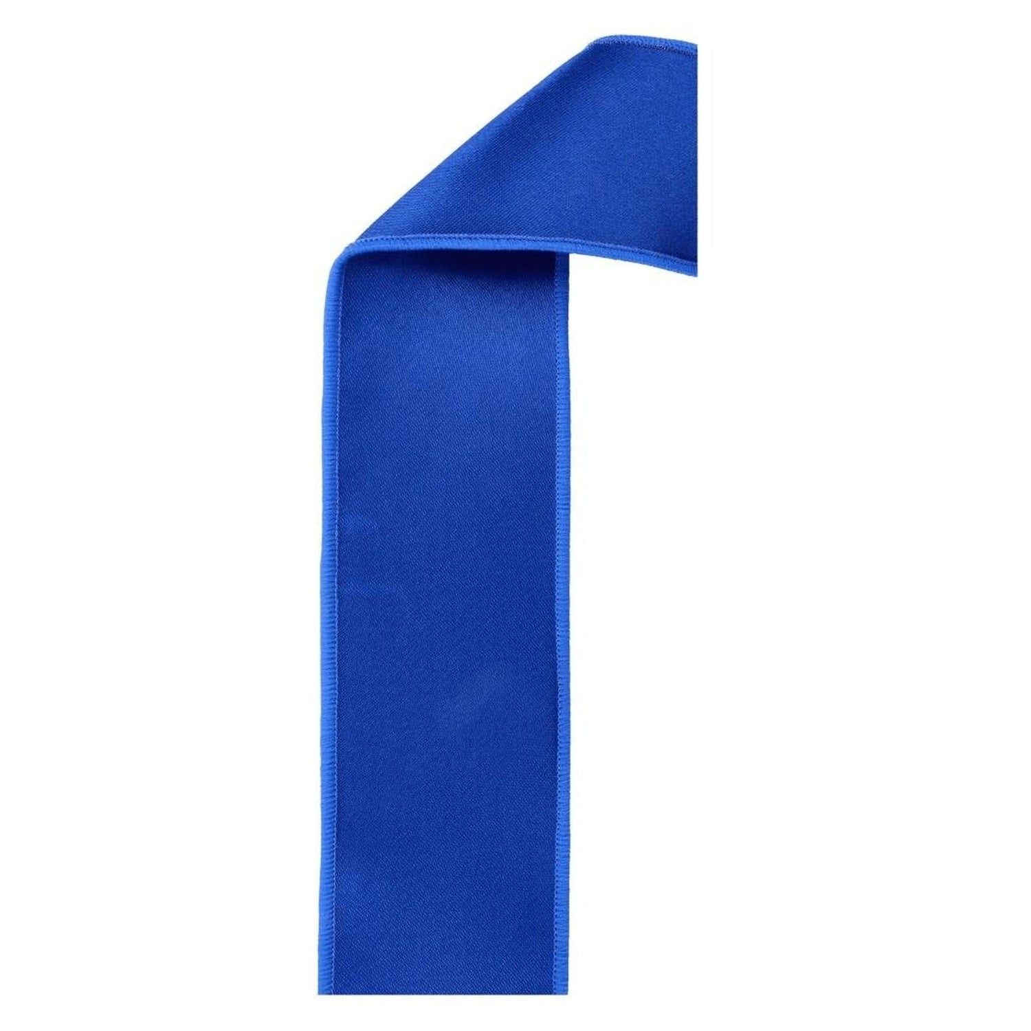 2.5in Satin Fused Ribbon: Royal Blue (10 Yards)