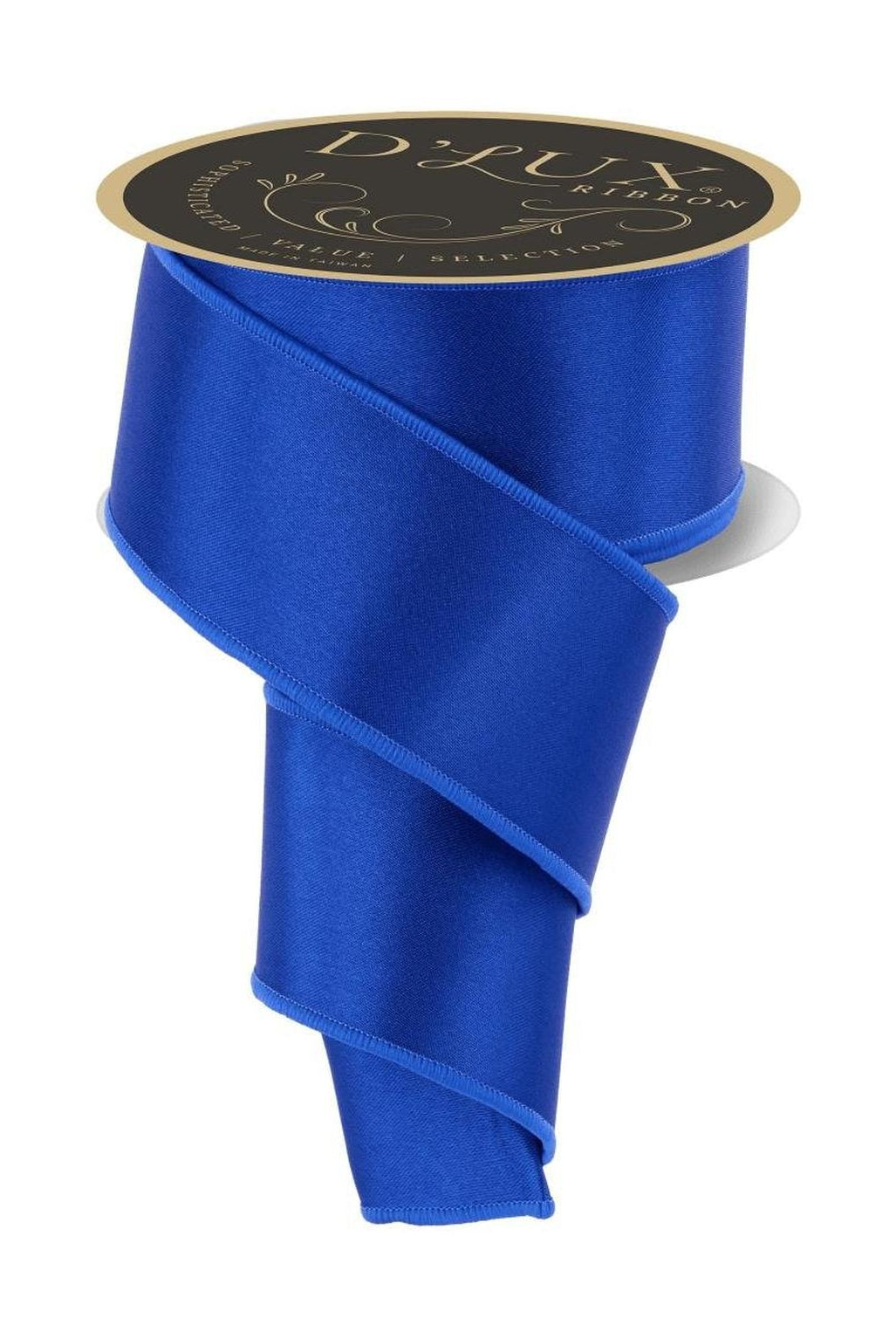 Shop For 2.5in Satin Fused Ribbon: Royal Blue (10 Yards)